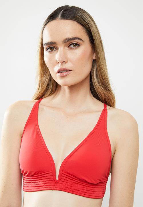 Seafolly - Seafolly quilted longline tri - chilli