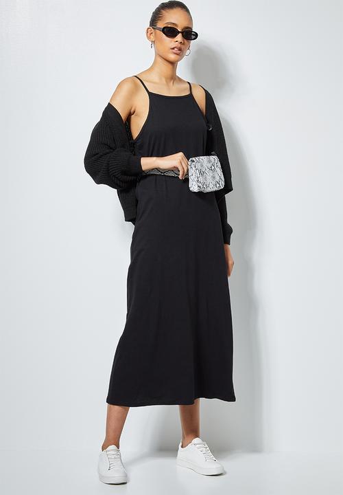 Superbalist - Halterneck strappy dress - black