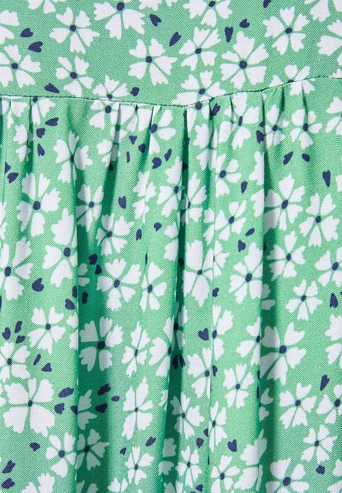 Superbalist - Sleeveless tiered maxi dress - green ditsy