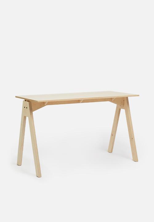 Native Decor - Simple 'a' desk - natural