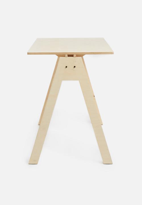 Native Decor - Simple 'a' desk - natural