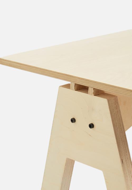 Native Decor - Simple 'a' desk - natural