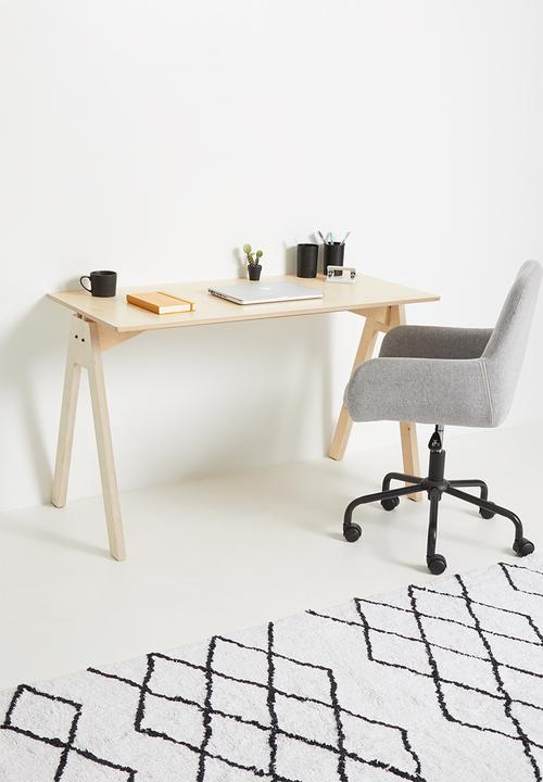 Native Decor - Simple 'a' desk - natural