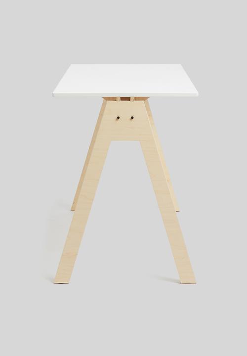 Native Decor - Simple 'a' desk - white