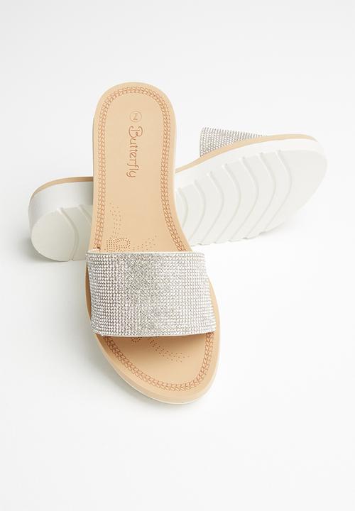 Butterfly Feet - Corley sandal - silver