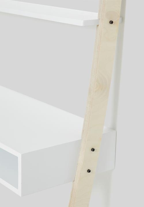 Native Decor - Tall leaning desk - white