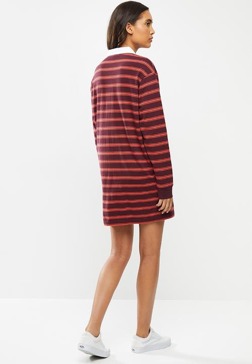 Vans - Stripe polo dress - port royale