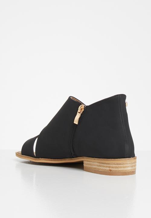 Miss Black - Coona peep-toe - black