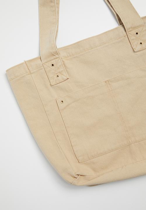Rubi - Mini max washed tote - beige