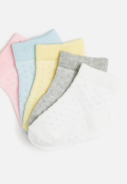 Pop Candy - Girls 5 pack socks - multi