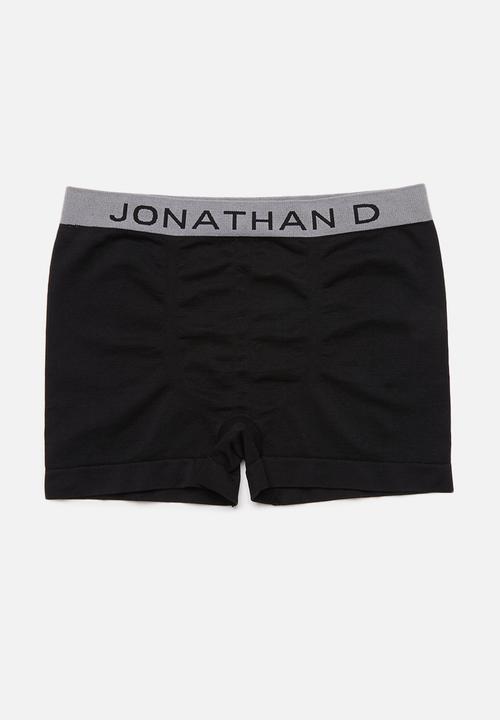 Jonathan D - 2 Pack seamless briefs - grey & black 