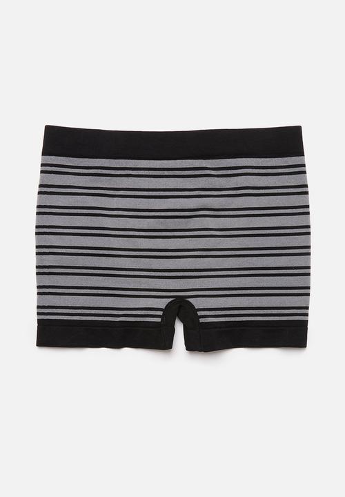 Jonathan D - 2 Pack seamless briefs - grey & black 