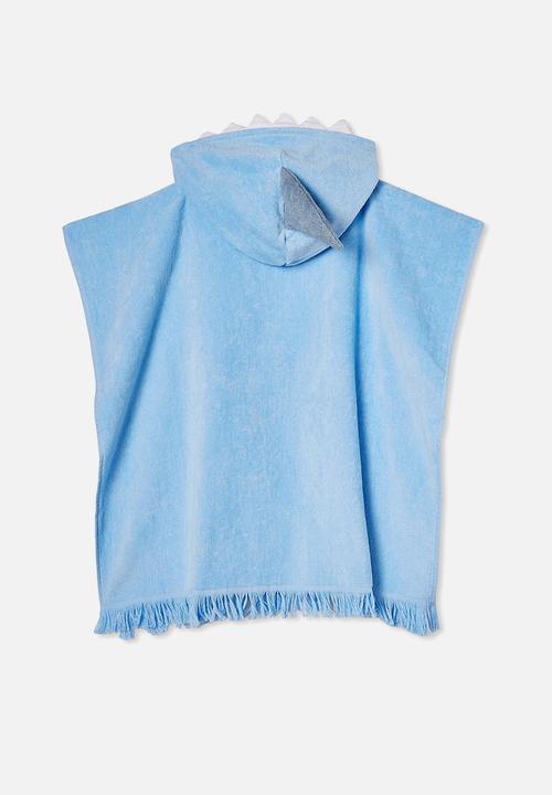 Cotton On - Kids hooded towel - blue