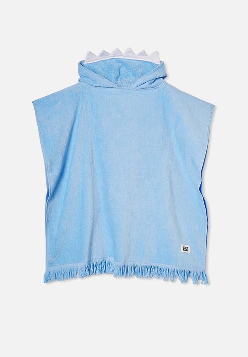 Cotton On - Kids hooded towel - blue
