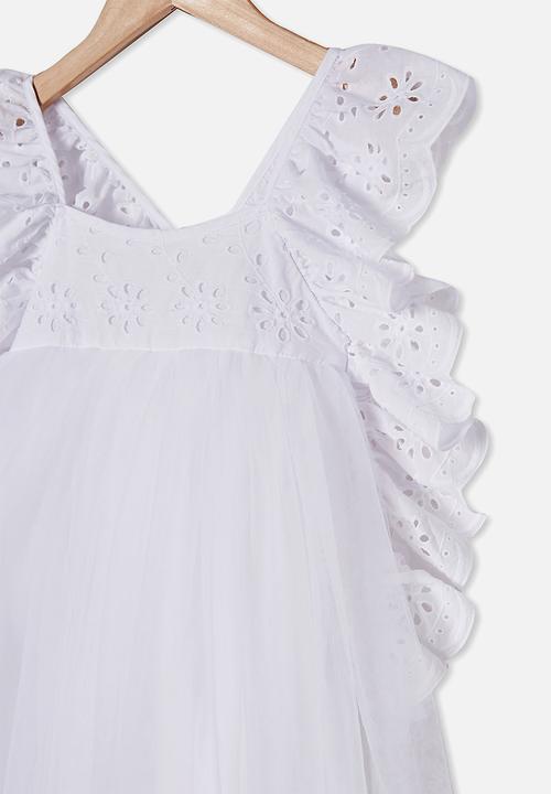 Cotton On - Isabell dress up dress - white