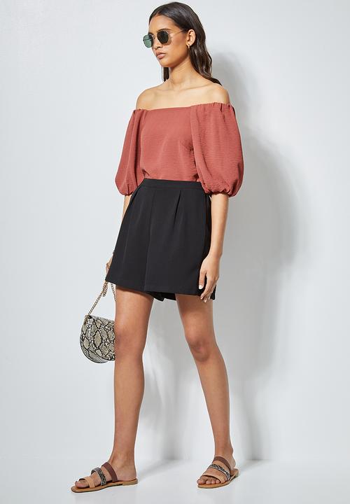 Superbalist - Puff sleeve blouse - spiced apple