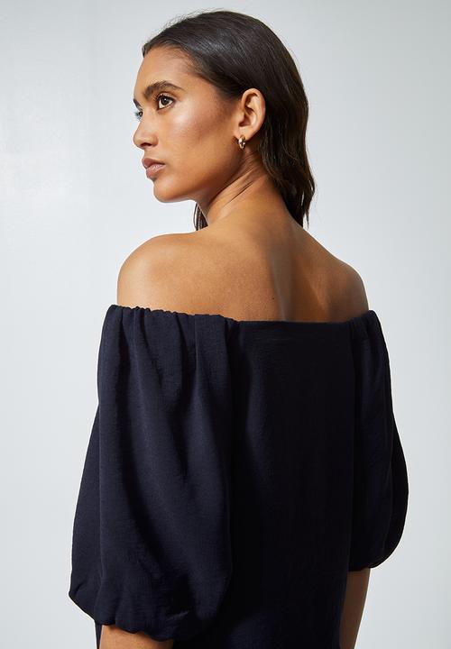 Superbalist - Puff sleeve blouse - navy