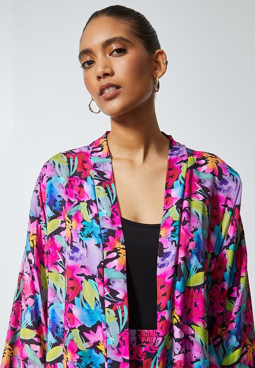 Superbalist - Artisinal watercolour kimono - multi