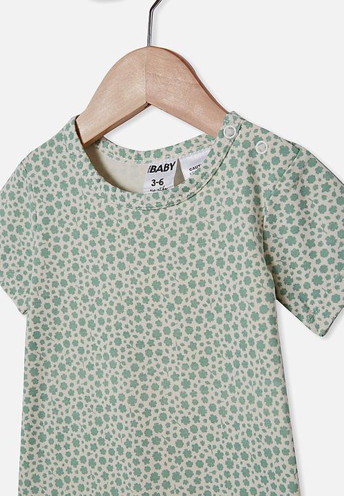 Cotton On - The short sleeve romper - green