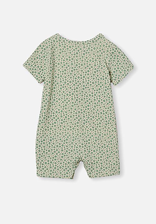 Cotton On - The short sleeve romper - green