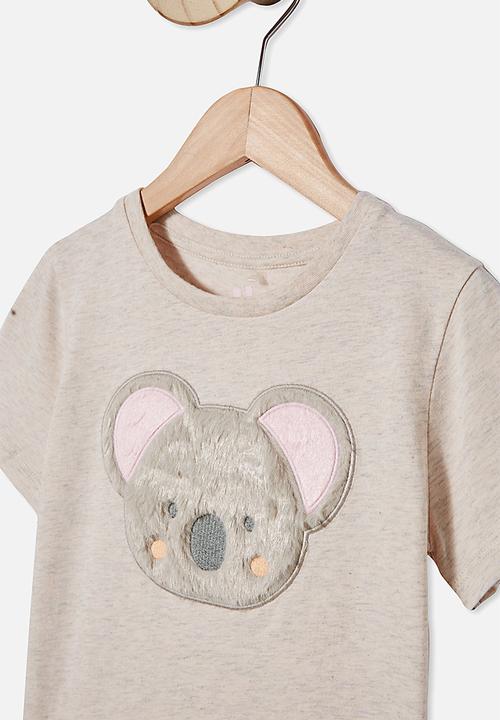 Cotton On - Stevie short sleeve embellished tee - blush marle