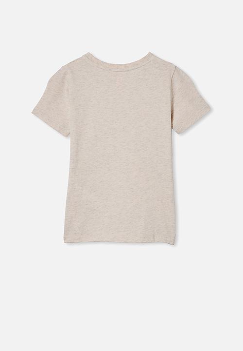 Cotton On - Stevie short sleeve embellished tee - blush marle
