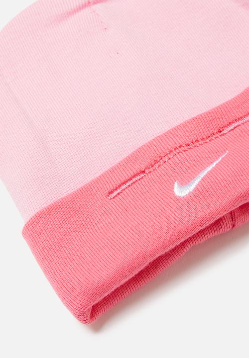 Nike - Simple swoosh hat & bootie - pink 
