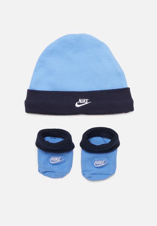 Nike - Nhn futura blanket bodysuit and hat - blue