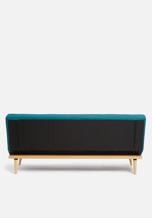 Sixth Floor - Brooklyn sleeper couch - petrol blue