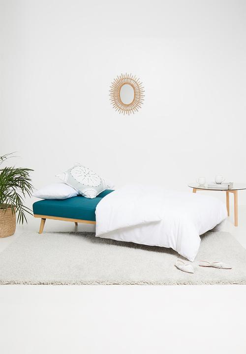 Sixth Floor - Brooklyn sleeper couch - petrol blue