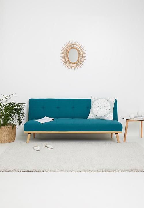 Sixth Floor - Brooklyn sleeper couch - petrol blue