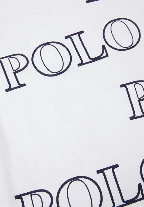 POLO - Girls Kim printed short sleeve tee - white
