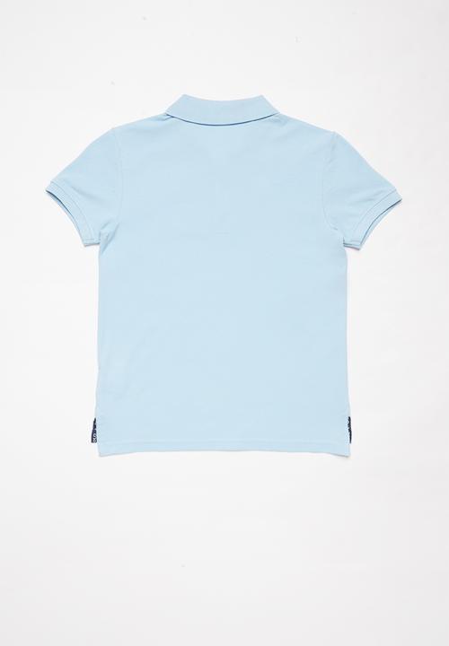 POLO - Boys Austin short sleeve golfer - light blue