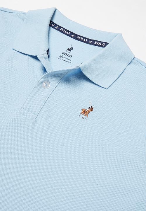 POLO - Boys Austin short sleeve golfer - light blue