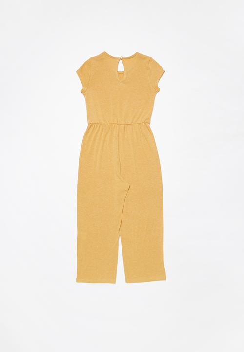 Superbalist - Rib jumpsuit - mustard