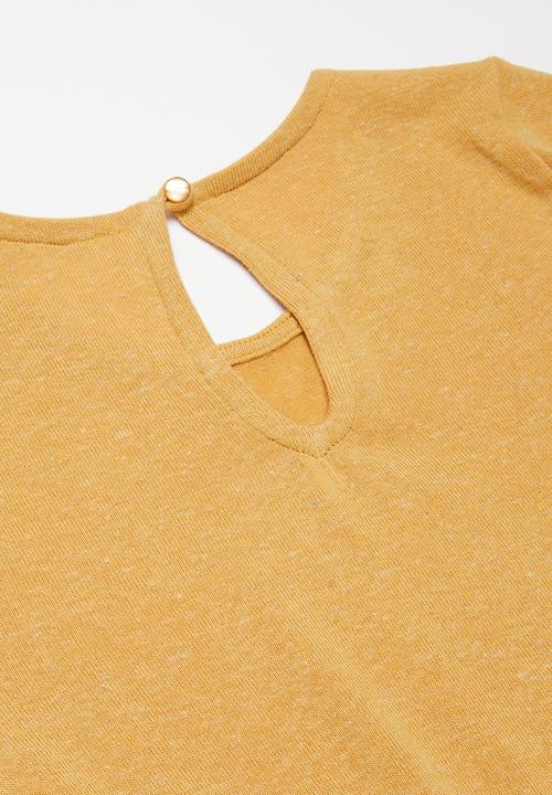 Superbalist - Rib jumpsuit - mustard