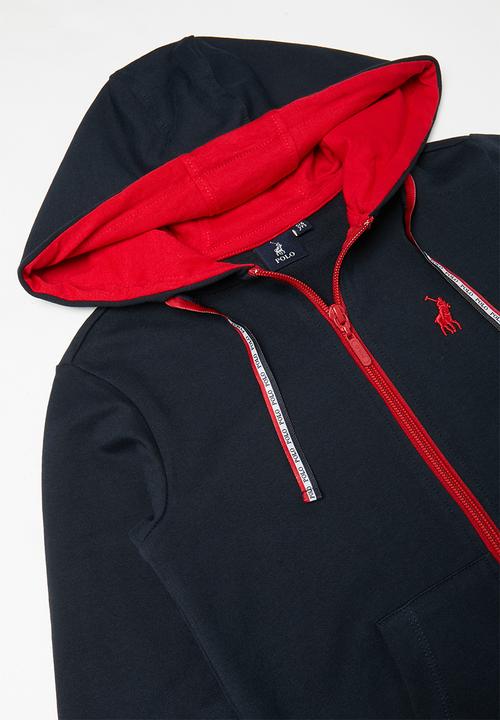 POLO - Skylar zip through hoodie - navy