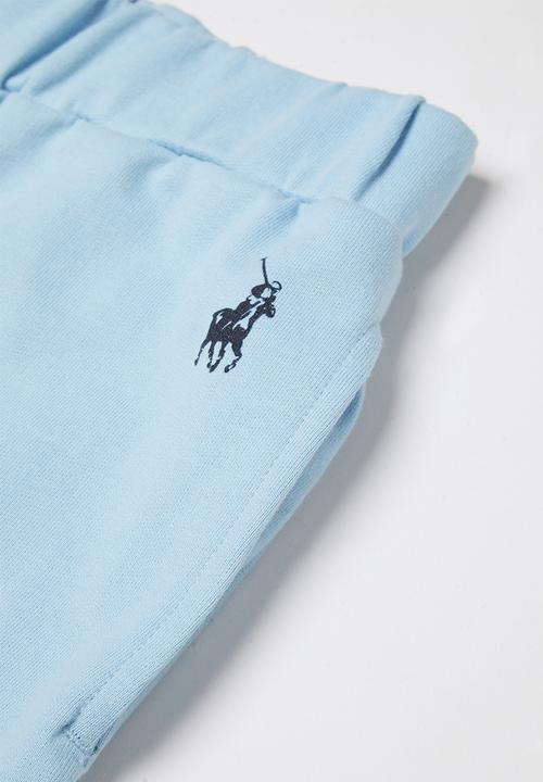POLO - Boys Clayton printed short - light blue