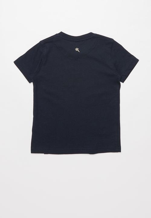 SOVIET - Boys logo tee - navy