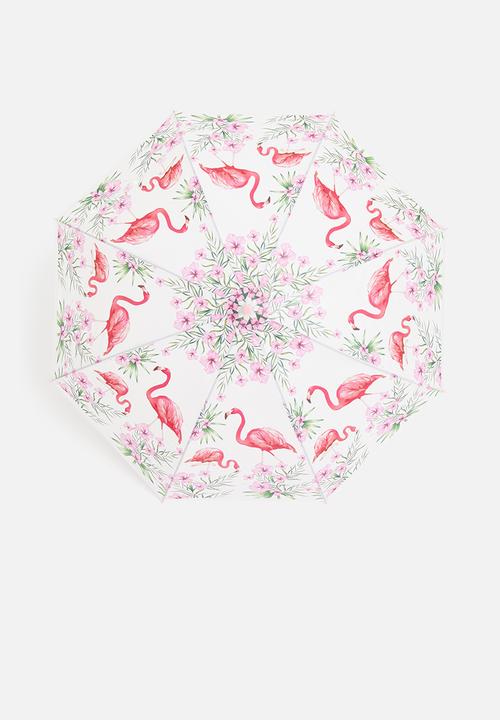 Cool Kids - Dome flamingo 8 panel umbrella - multi