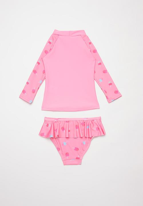 Pop Candy - Ice-cream two piece swimsuit - pink