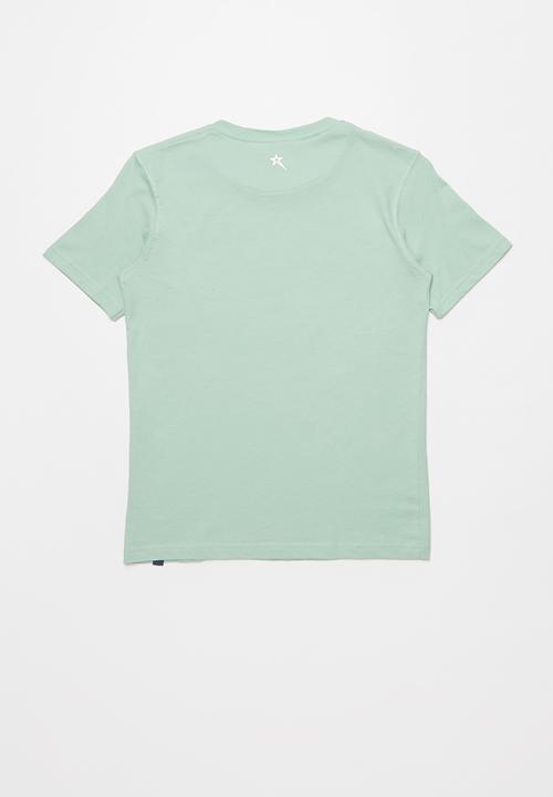 SOVIET - Boys logo tee - sage