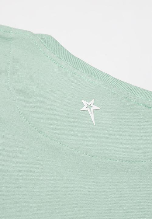 SOVIET - Boys logo tee - sage