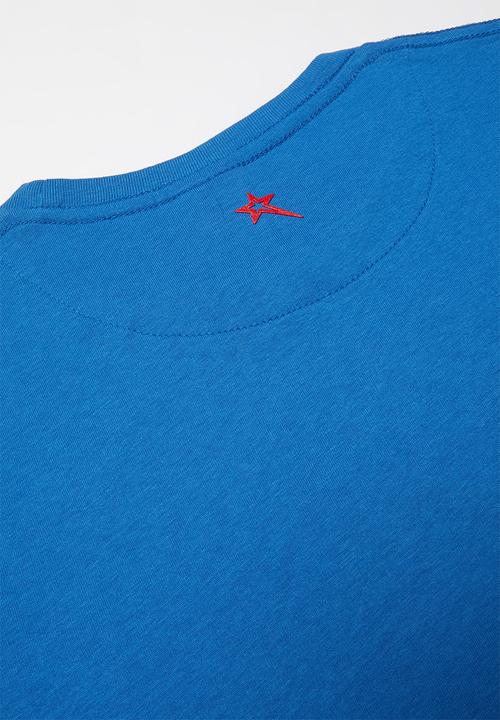 SOVIET - Boys logo tee - blue