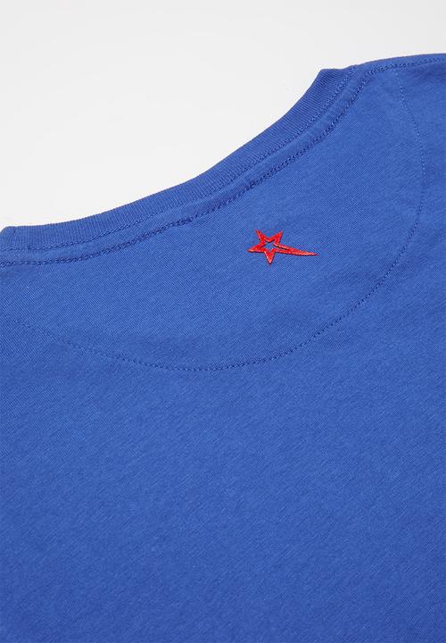 SOVIET - Boys logo tee - blue