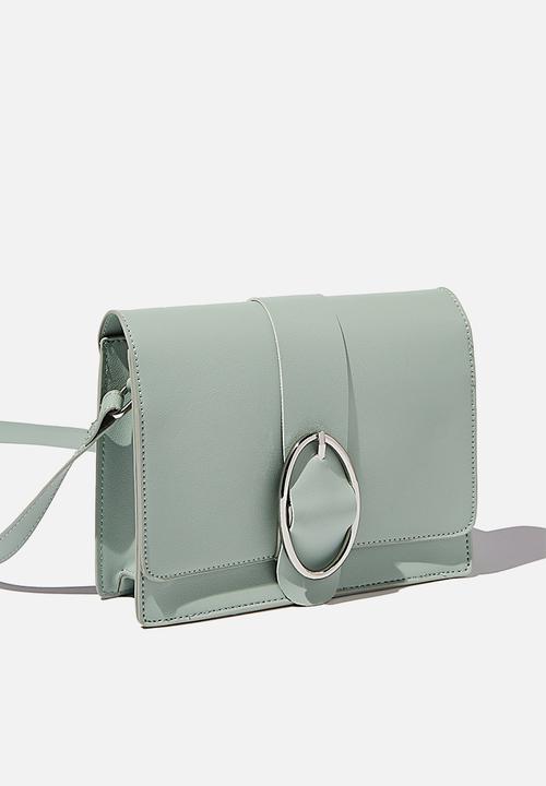 Rubi - Buckle cross body bag - lush green