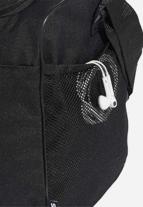 adidas Performance - Three stripes medium duffle - black & white