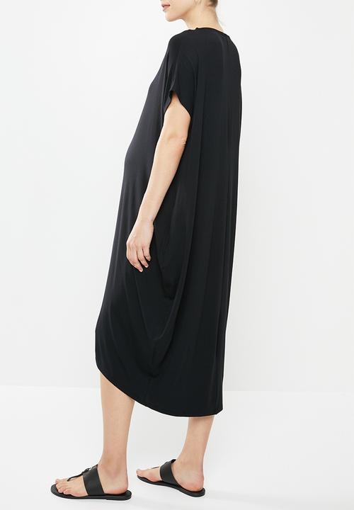 Superbalist - Maternity grown on sleeve cacoon dress - black