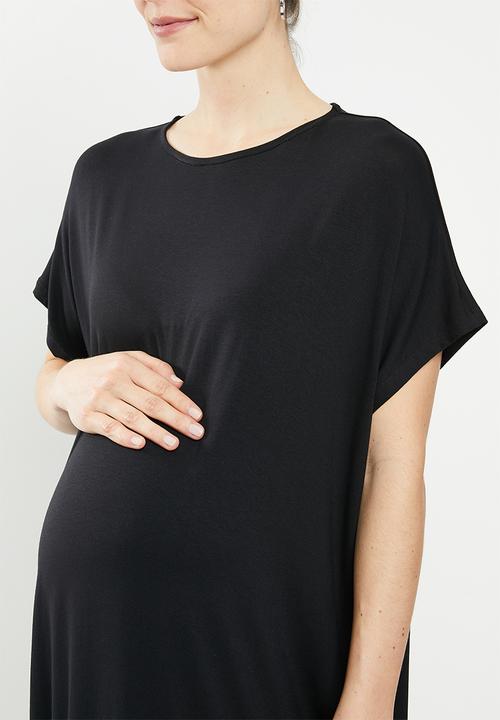 Superbalist - Maternity grown on sleeve cacoon dress - black