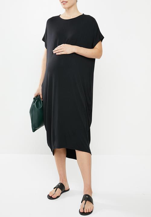 Superbalist - Maternity grown on sleeve cacoon dress - black